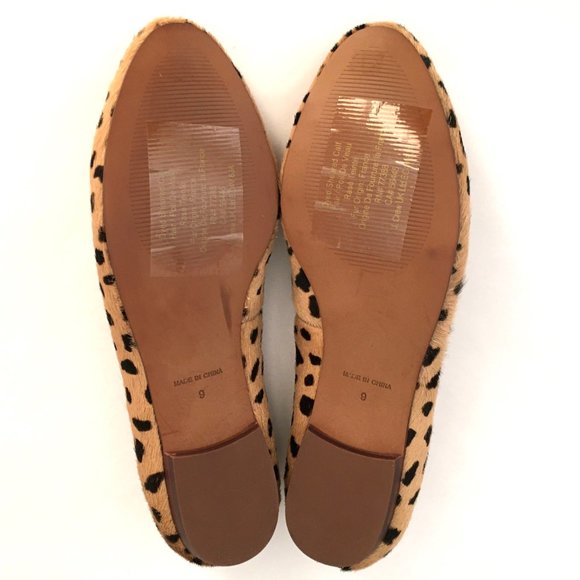 NEW! Madewell Teddy Cheetah Calf Hair Loafers - 9 - Picture 8 of 8